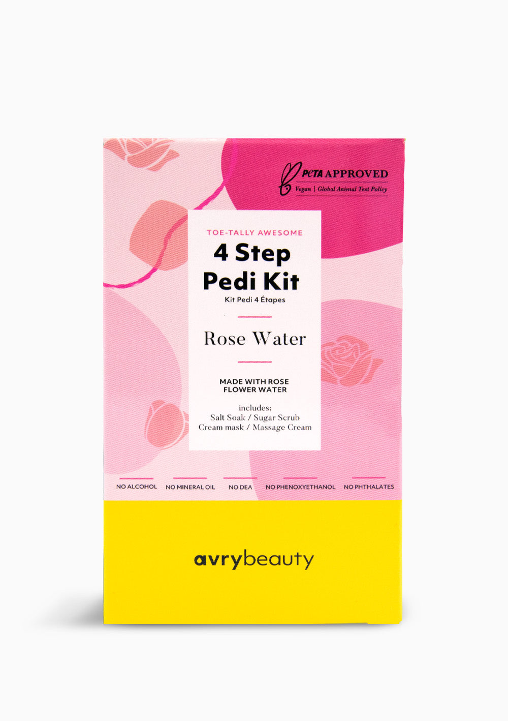 4 Step Pedi Kit - Rose Water