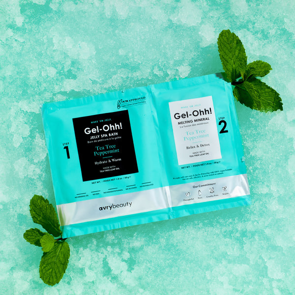 Tea Tree Gel Ohh Jelly Spa Bath Pedicure Kit | AvryBeauty