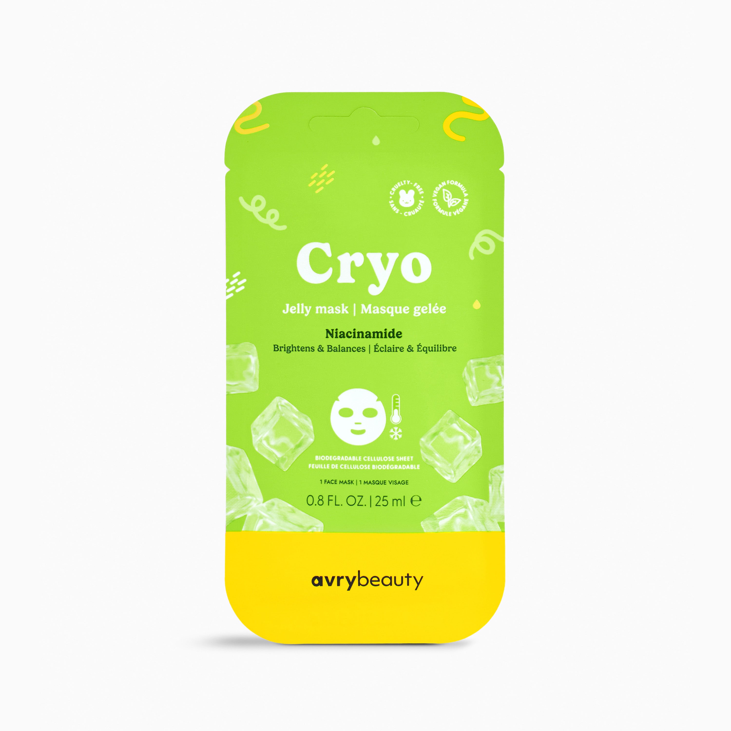 Cryo Jelly Mask with Niacinamide | AvryBeauty