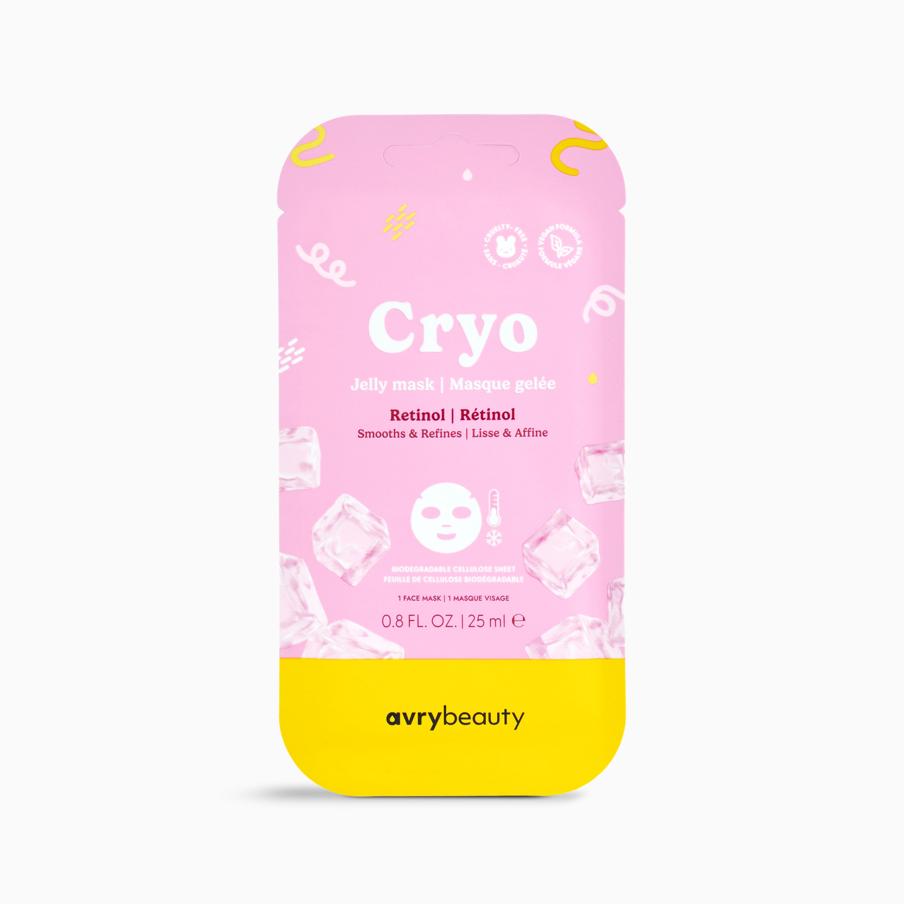 Cryo Jelly Mask with Retinol | AvryBeauty