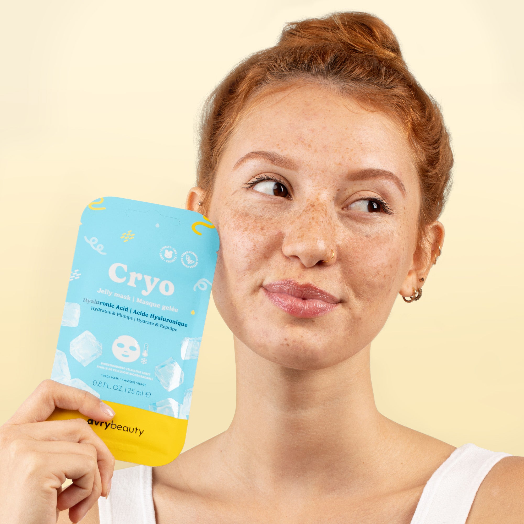 Cryo Jelly Mask with Hyaluronic Acid | AvryBeauty