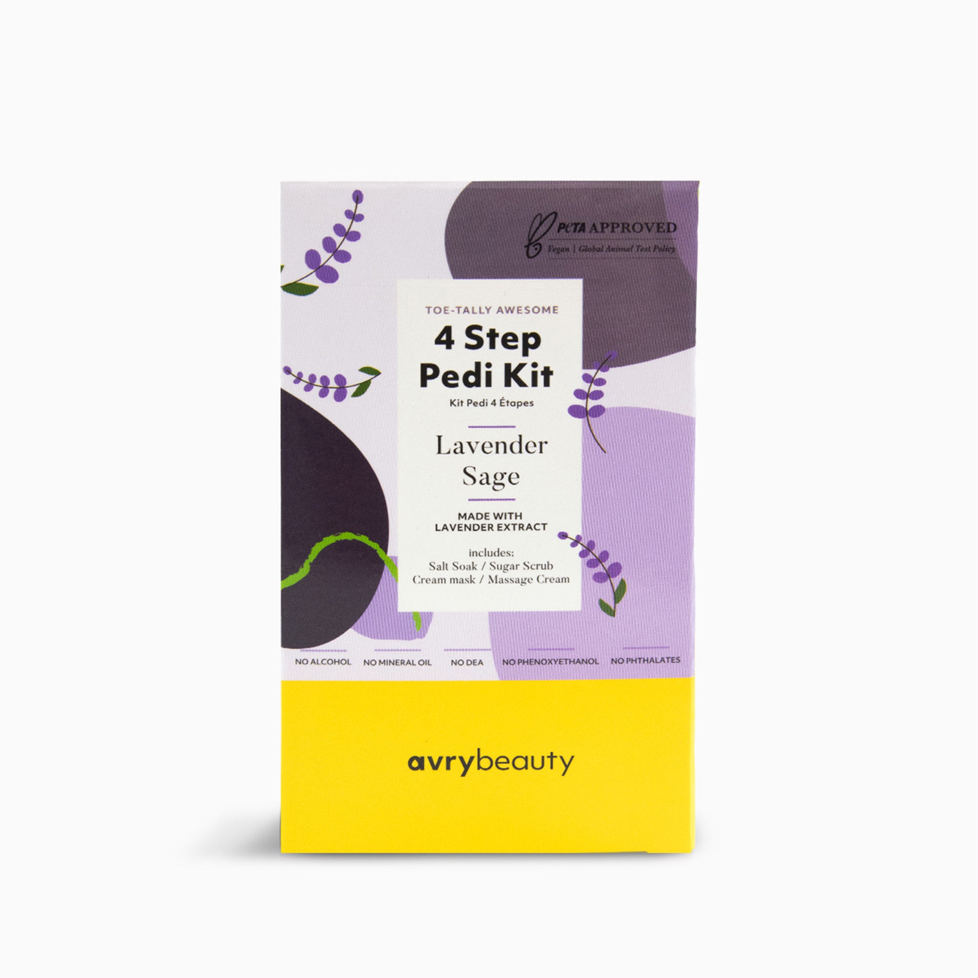 Lavender Sage 4 Step Pedi Kit Pedi System | AvryBeauty