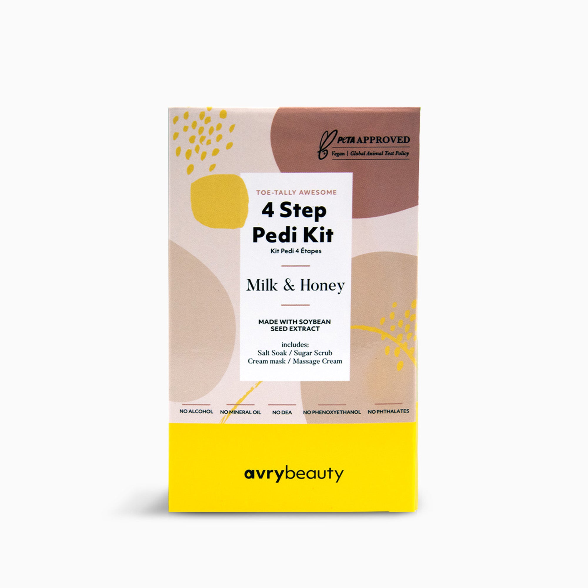 Milk & Honey 4-Step Pedi Kit | AvryBeauty