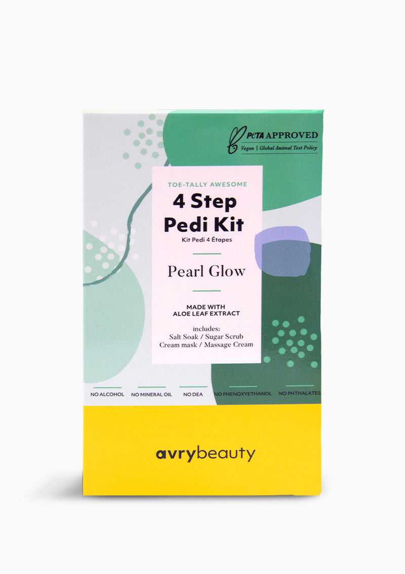 4 Step Pedi Kit - Pearl Glow