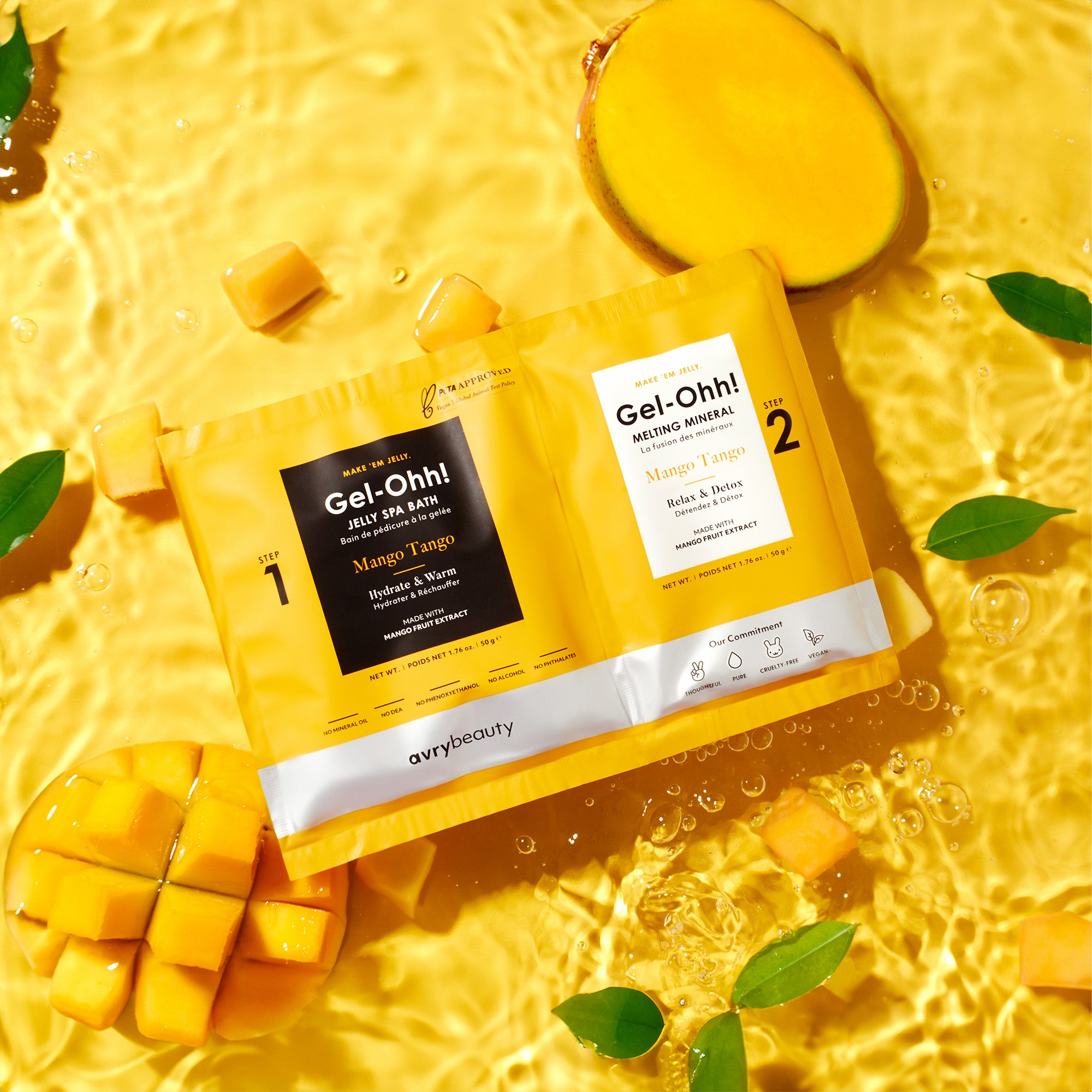 Mango Tango Gel-Ohh! Jelly Pedicure | AvryBeauty