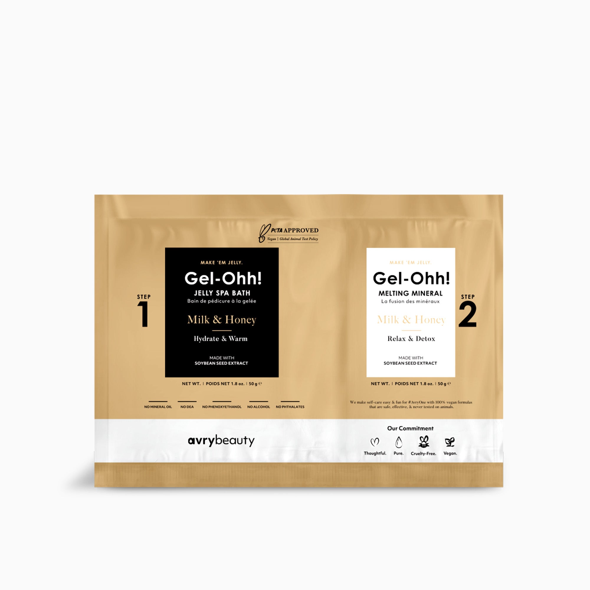 Tea Tree Gel Ohh Jelly Spa Bath Pedicure Kit | AvryBeauty
