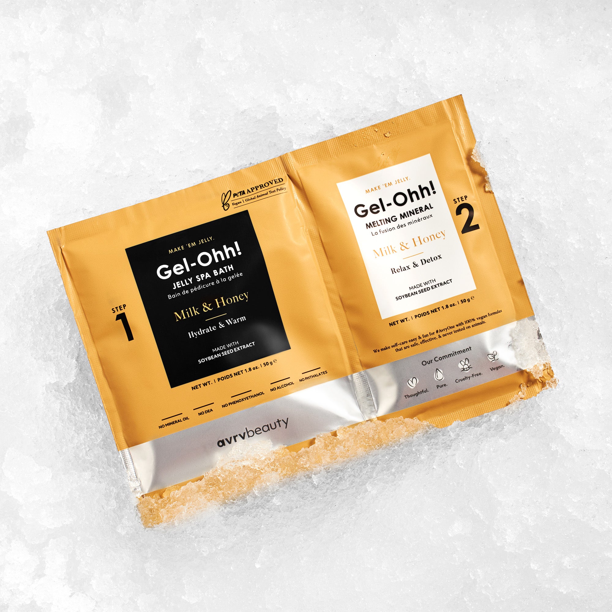 Milk & Honey Gel Ohh Jelly Spa Bath Pedicure Kit | AvryBeauty