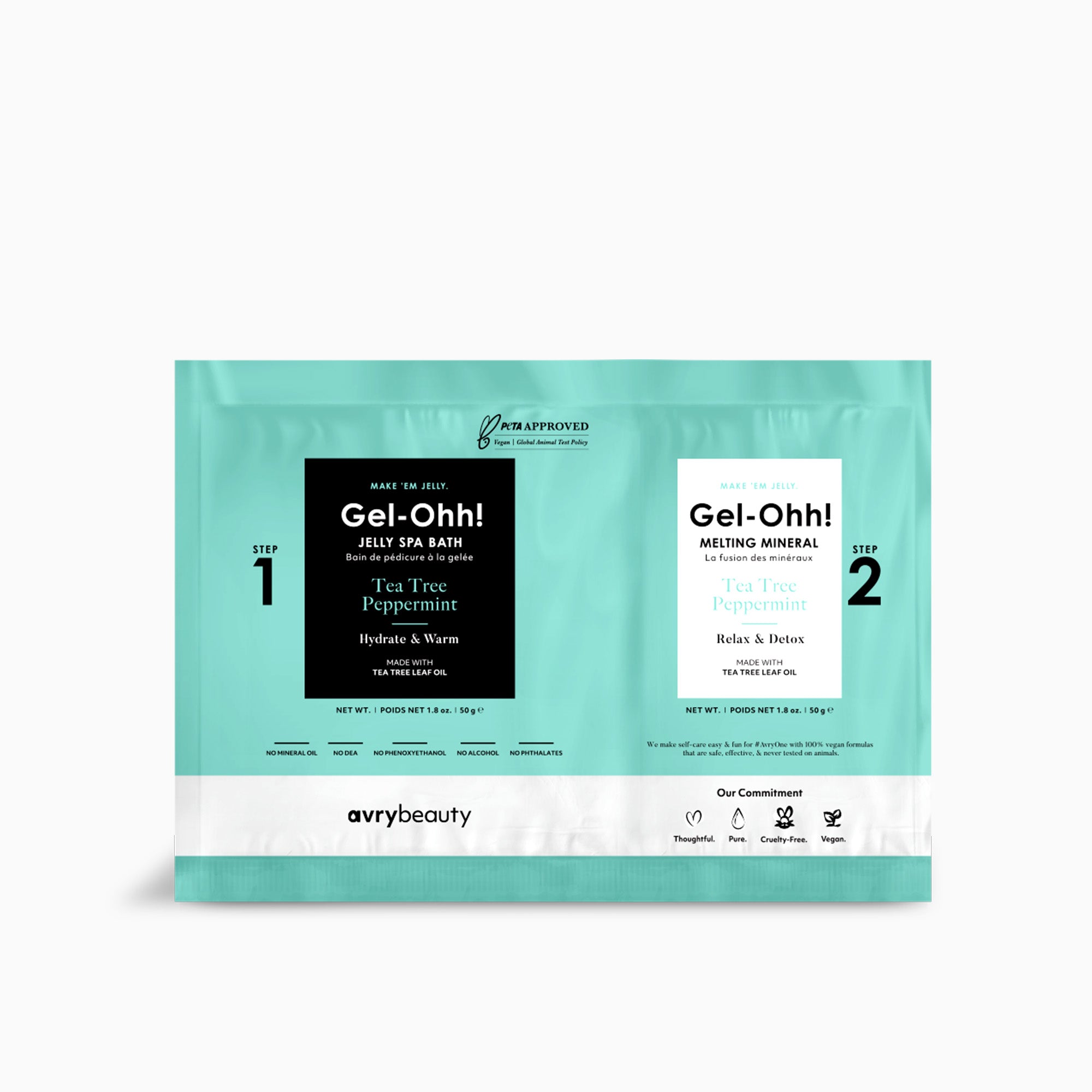 Tea Tree Gel Ohh Jelly Spa Bath Pedicure Kit | AvryBeauty