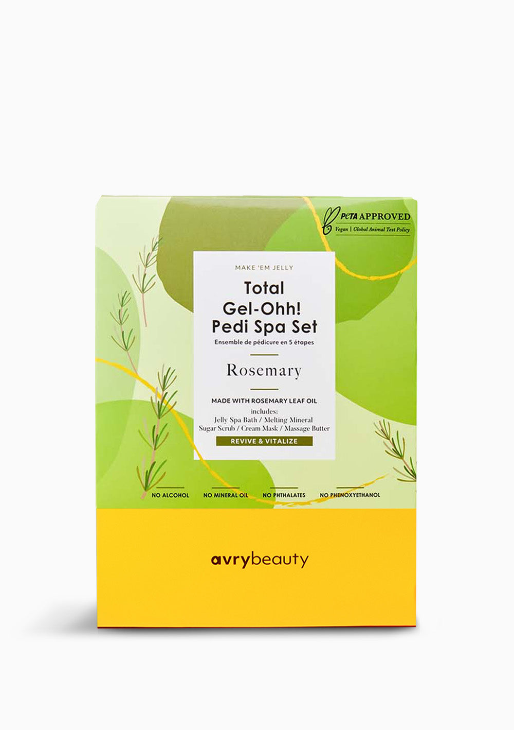 Total Gel-Ohh! Pedi Spa Set - Rosemary