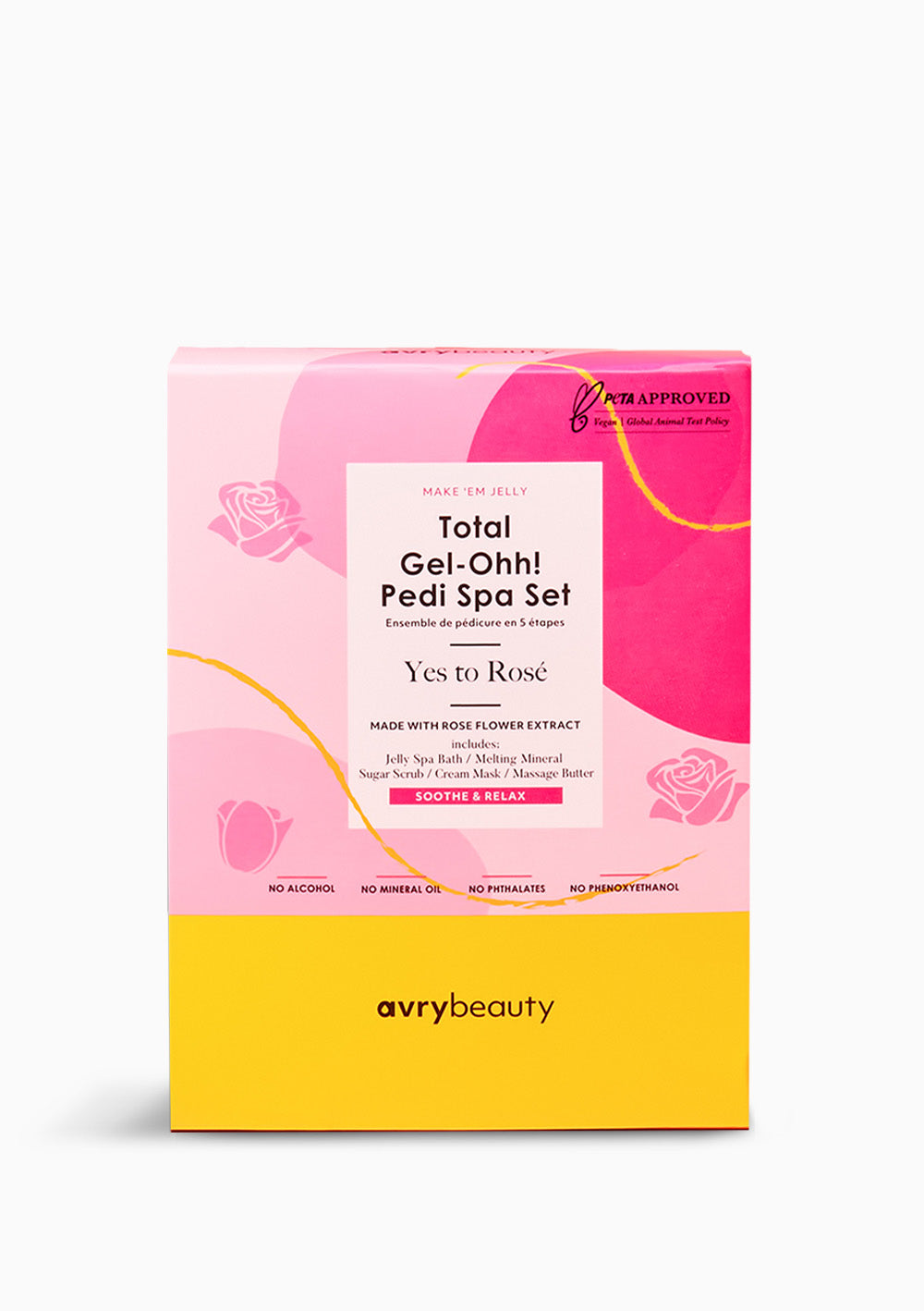 Total Gel-Ohh! Pedi Spa Set - Yes to Rosé