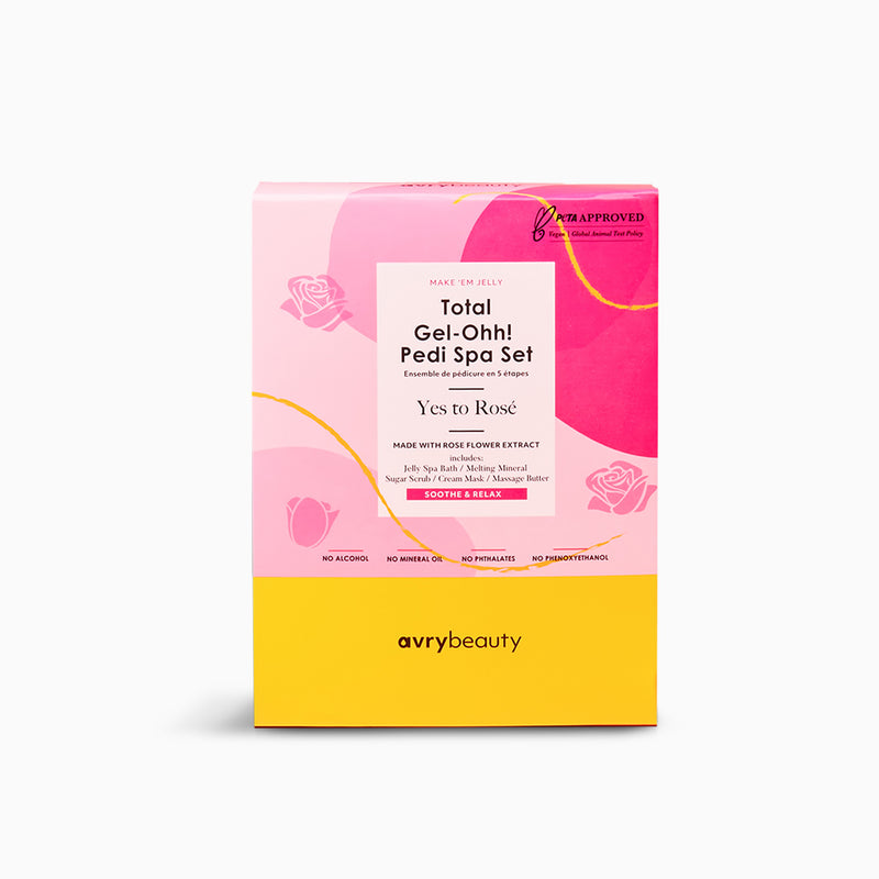 Total Gel-Ohh! Pedi Spa Set - Yes to Rosé