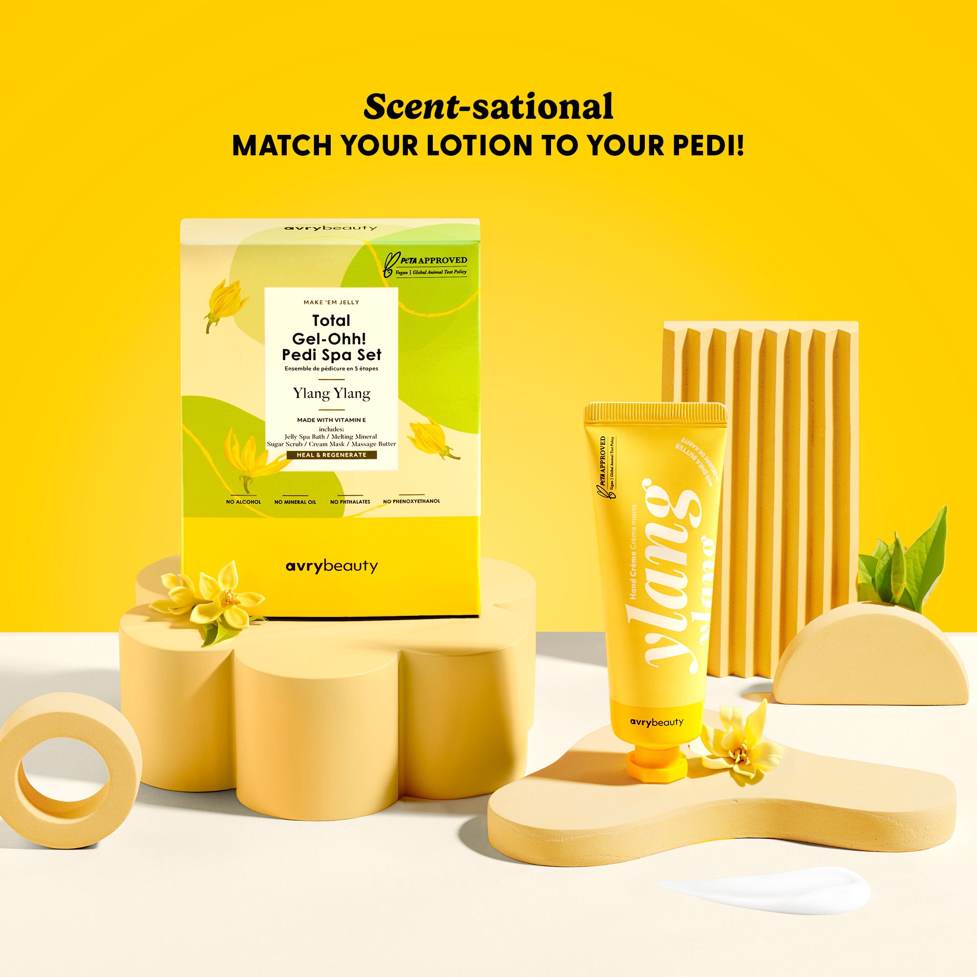 Ylang Ylang Total Gel-Ohh! Pedi Spa Set Pedicure Kit | AvryBeauty