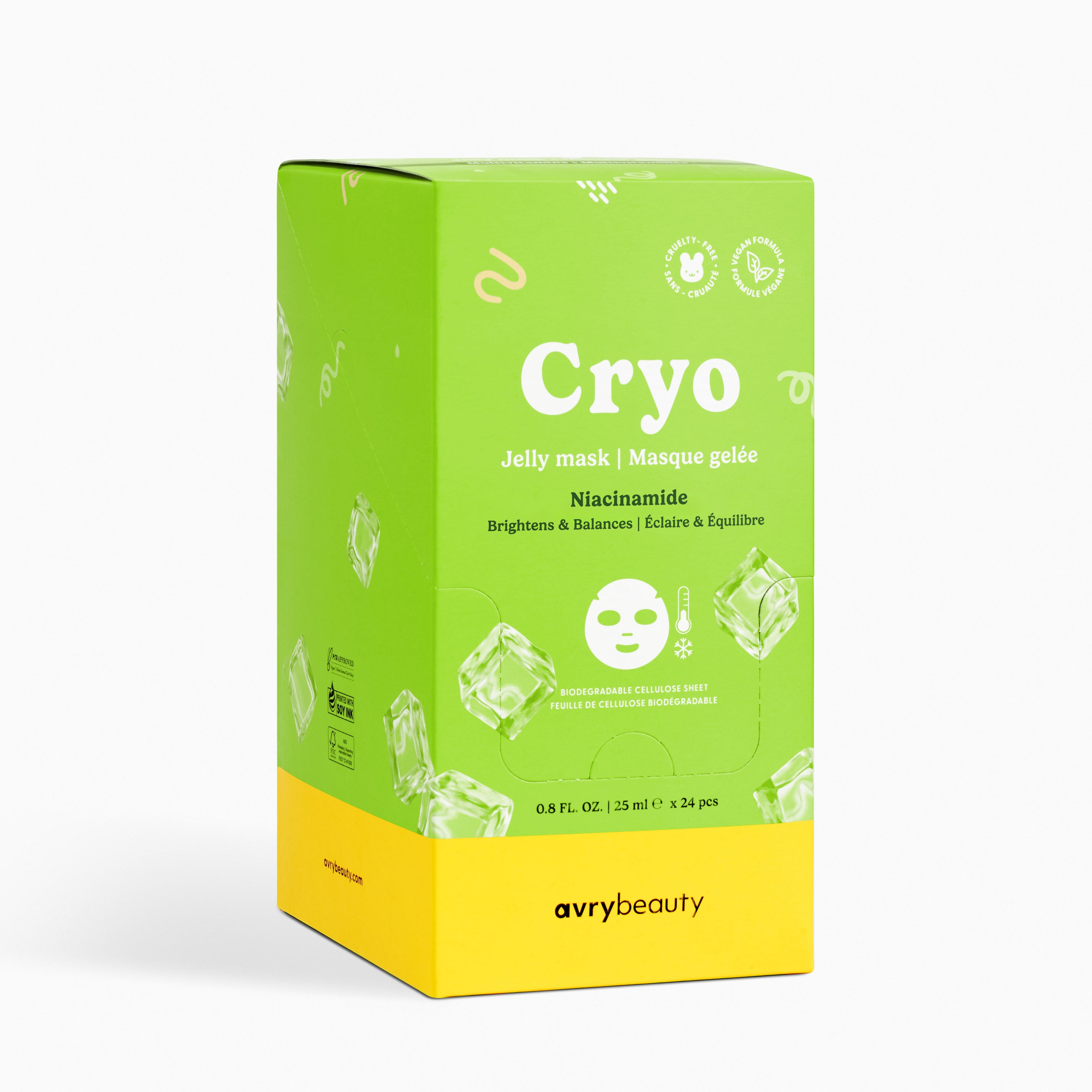Cryo Jelly Mask Display Kit - Niacinamide | AvryBeauty
