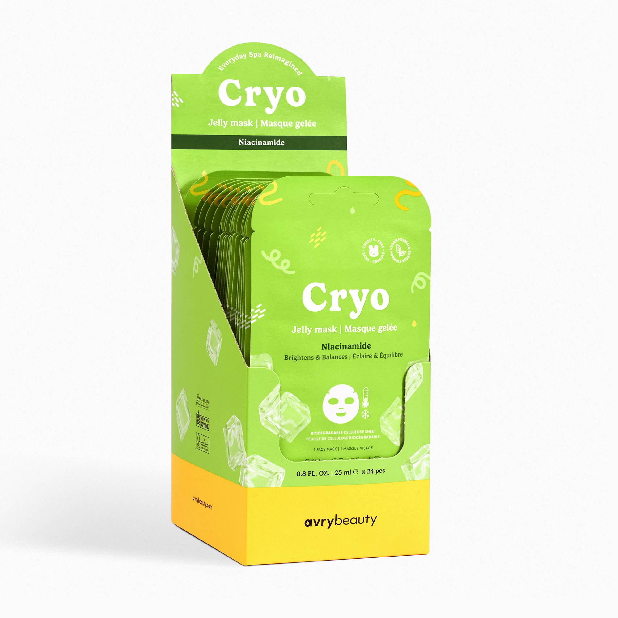 Cryo Jelly Mask Display Kit - Niacinamide | AvryBeauty