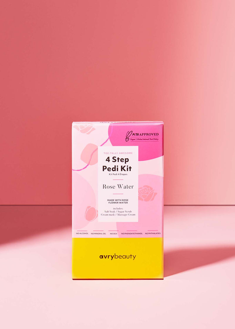 4 Step Pedi Kit - Rose Water