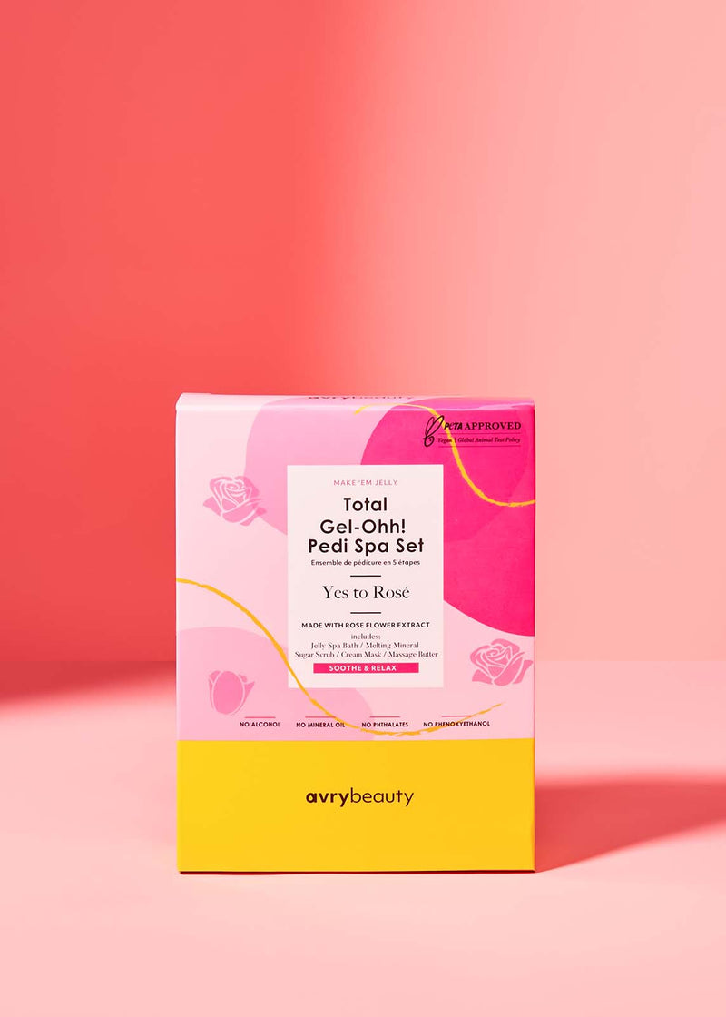 Total Gel-Ohh! Pedi Spa Set - Yes to Rosé