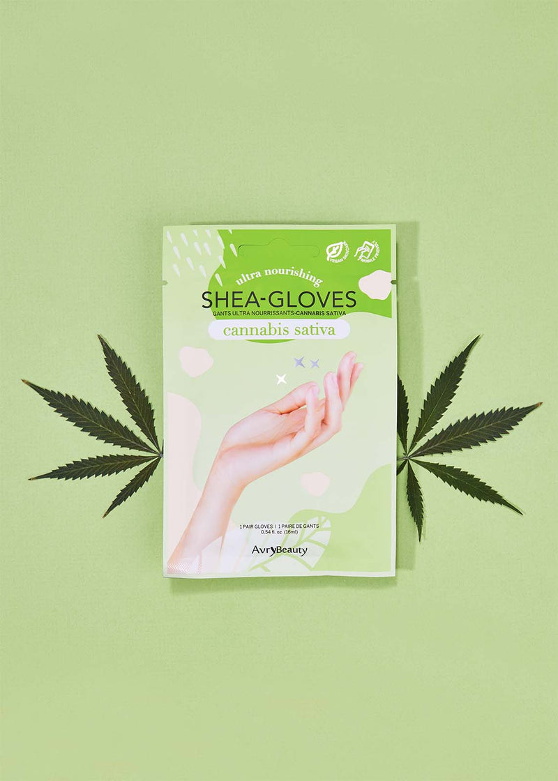 Shea Butter Gloves - Cannabis Sativa