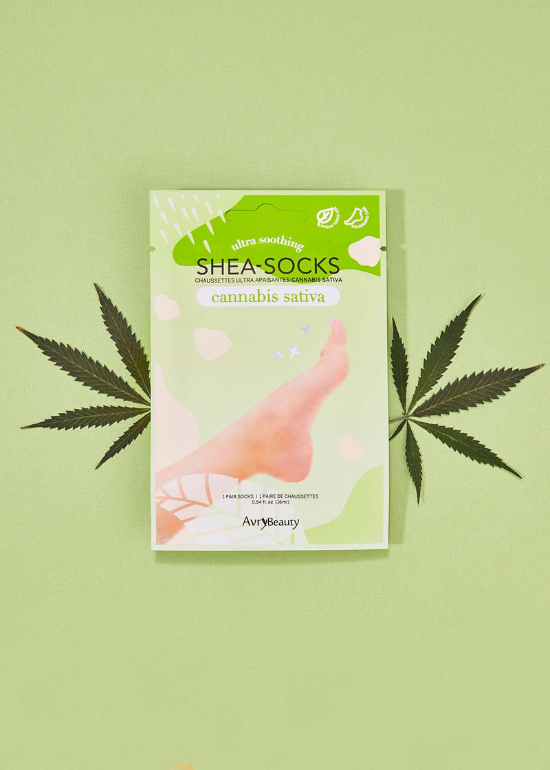 Shea Butter Socks - Cannabis Sativa